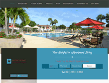 Tablet Screenshot of harbourbayapthomes.com